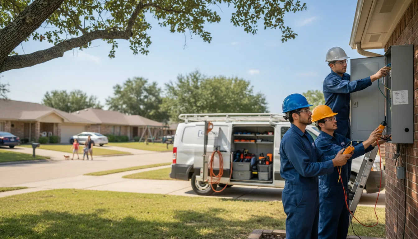 Certified electrician providing emergency electrical services in Buffalo Center, IA